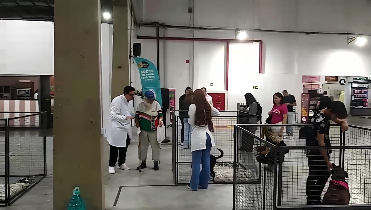 Santa Cruz realizou mutirão de serviços gratuitos para cães e tutores no Mercado do Capão Raso